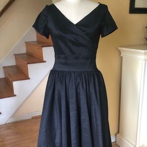Black Ava Swing Dress sm